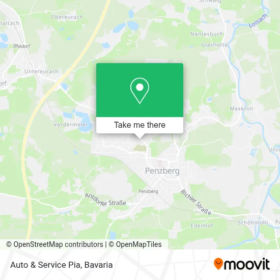 Auto & Service Pia map
