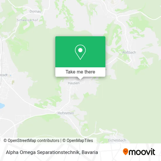Alpha Omega Separationstechnik map