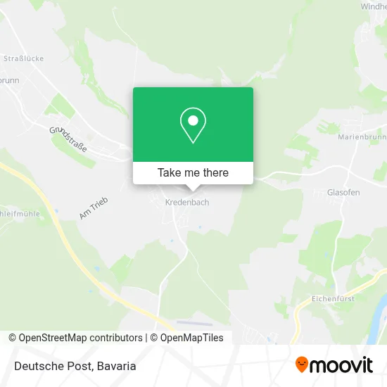 Deutsche Post map