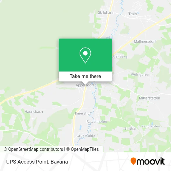 Ups Access Point map