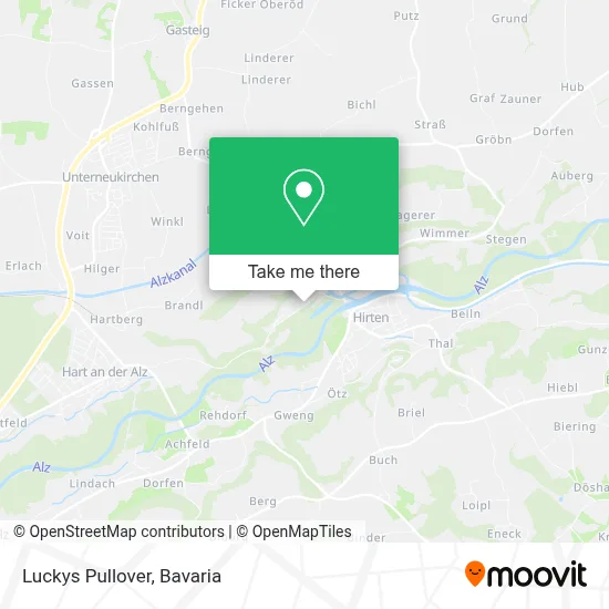 Luckys Pullover map