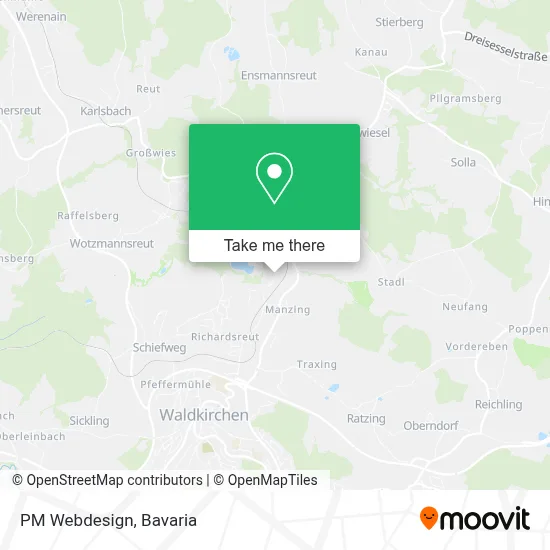 PM Webdesign map