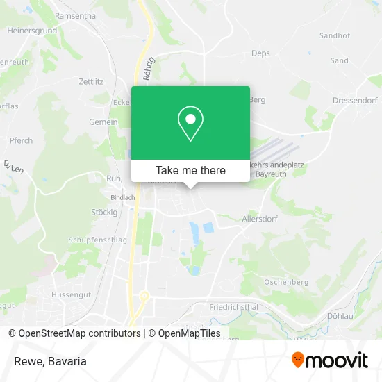 Rewe map