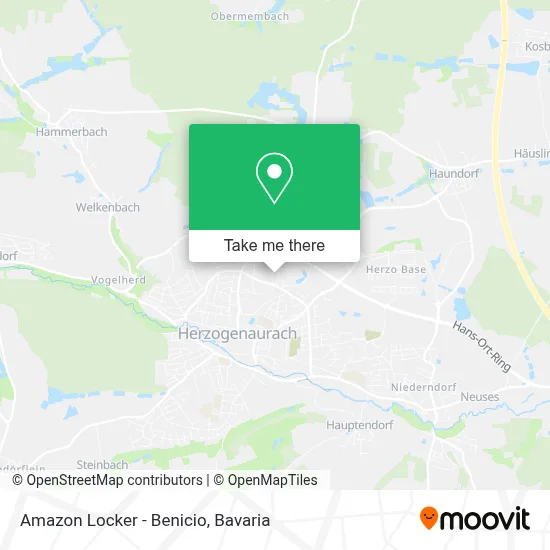 Amazon Locker - Benicio map