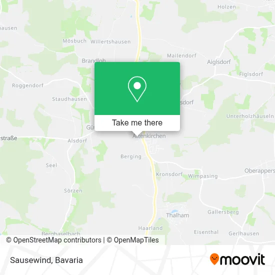 Sausewind map