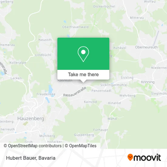 Hubert Bauer map