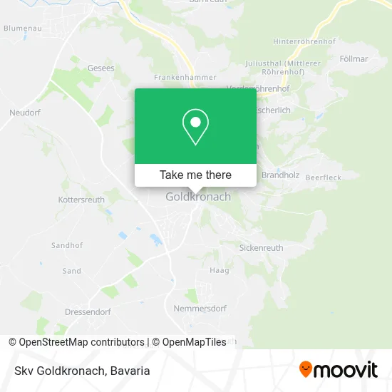 Skv Goldkronach map