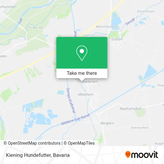 Kiening Hundefutter map