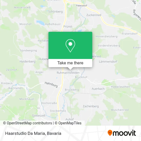 Haarstudio Da Maria map