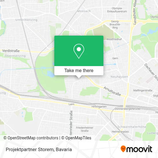 Projektpartner Storem map