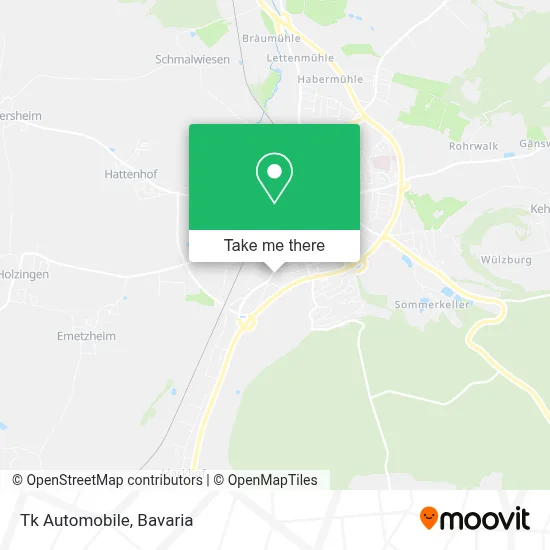 Tk Automobile map