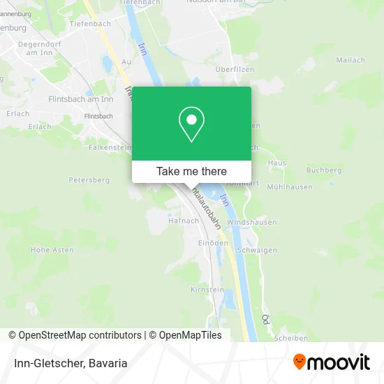 Inn-Gletscher map