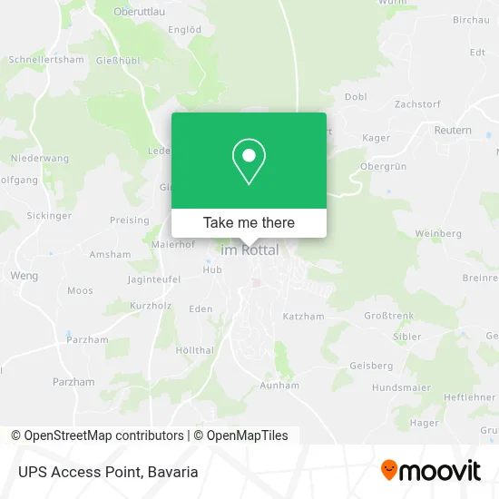 Ups Access Point map