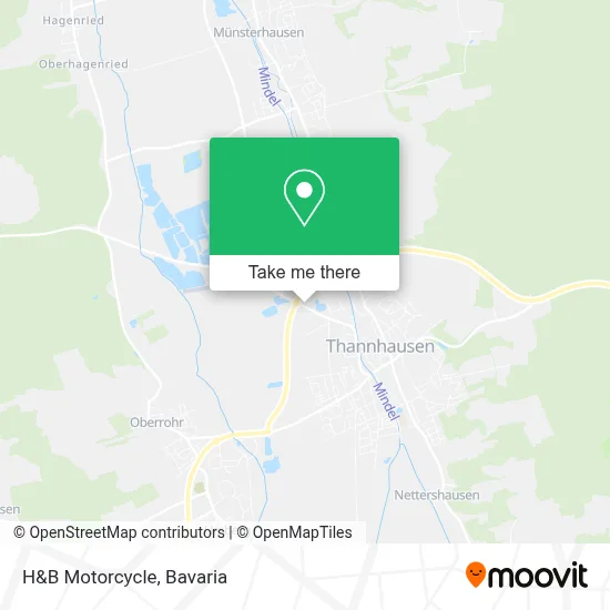 H&B Motorcycle map