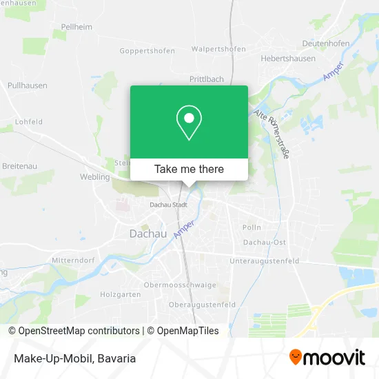 Make-Up-Mobil map