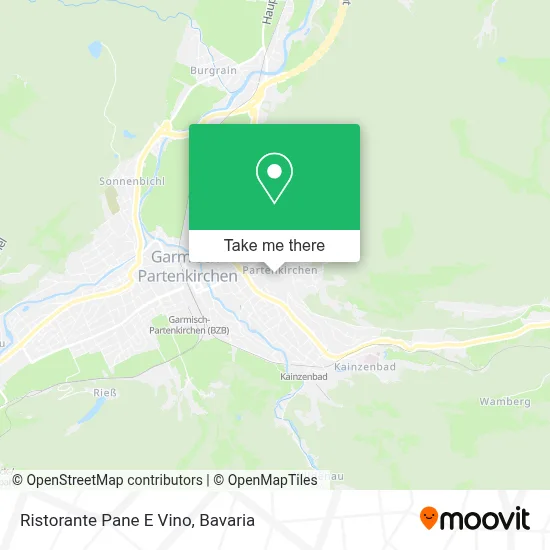 Ristorante Pane E Vino map