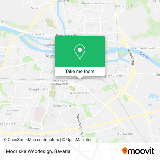Modriska Webdesign map