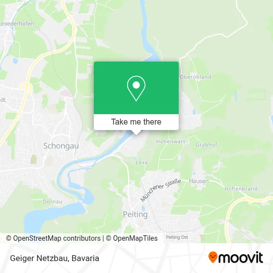Geiger Netzbau map