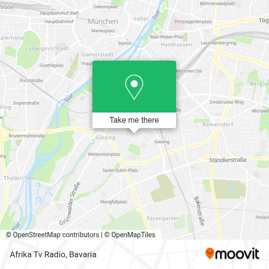 Afrika Tv Radio map