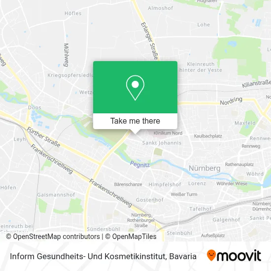 Inform Gesundheits- Und Kosmetikinstitut map