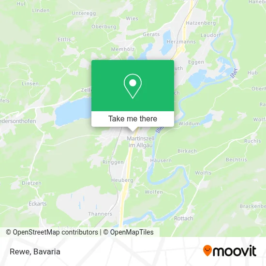 Rewe map
