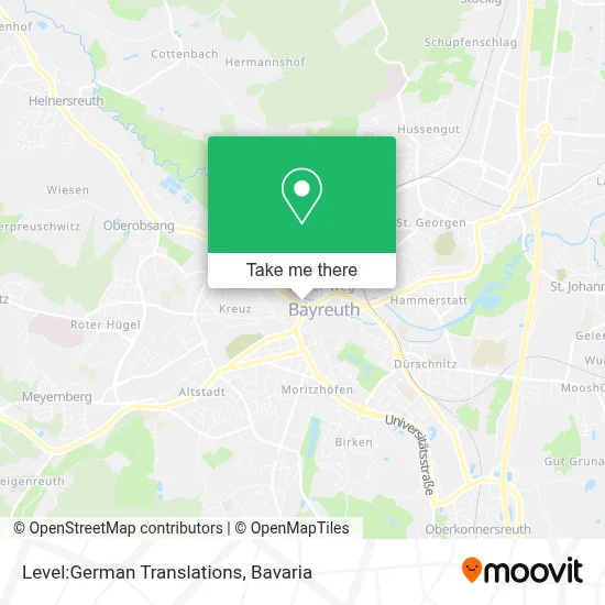 Level:German Translations map