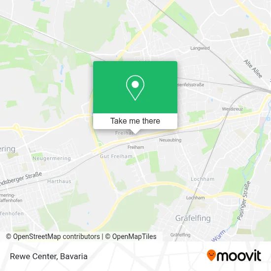 Rewe Center map