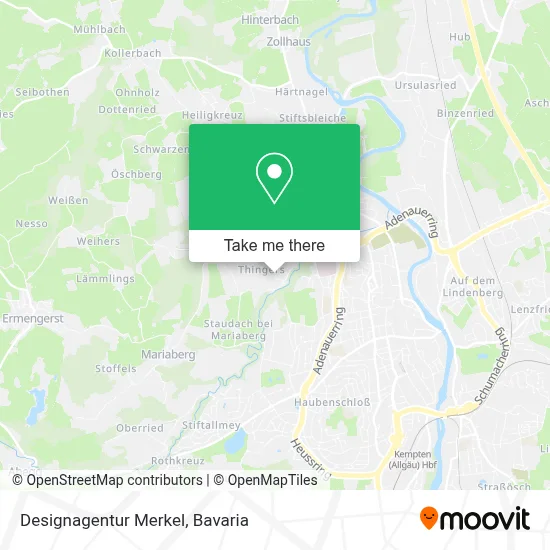 Designagentur Merkel map
