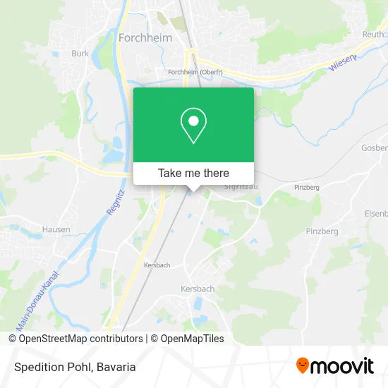Spedition Pohl map