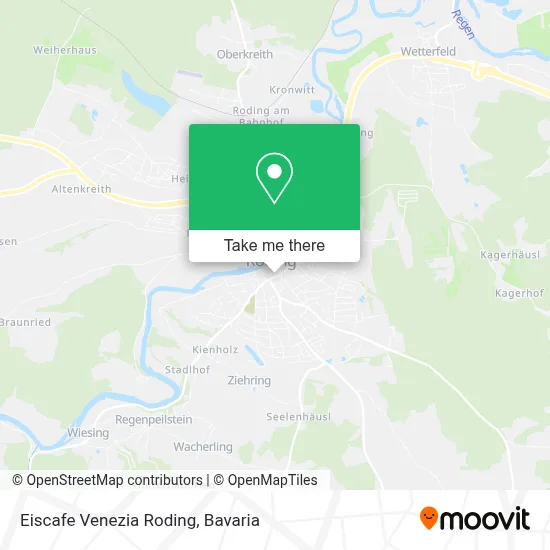Eiscafe Venezia Roding map