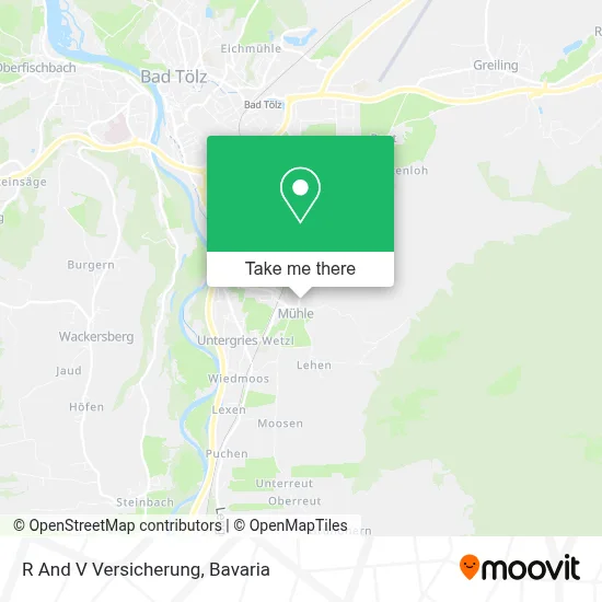 R And V Versicherung map