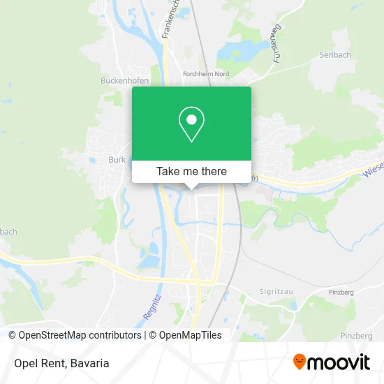 Opel Rent map