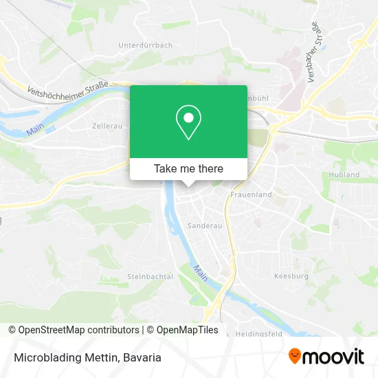 Microblading Mettin map