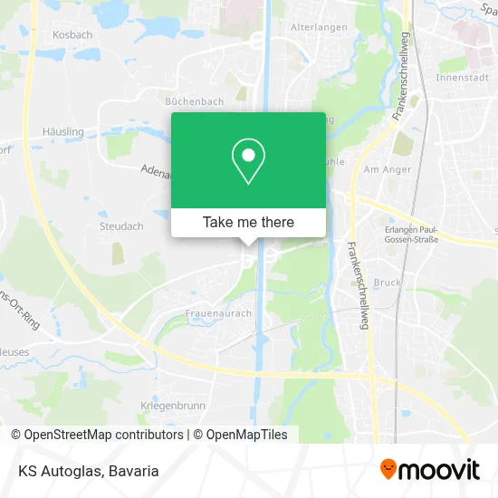 KS Autoglas map