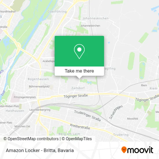 Amazon Locker - Britta map