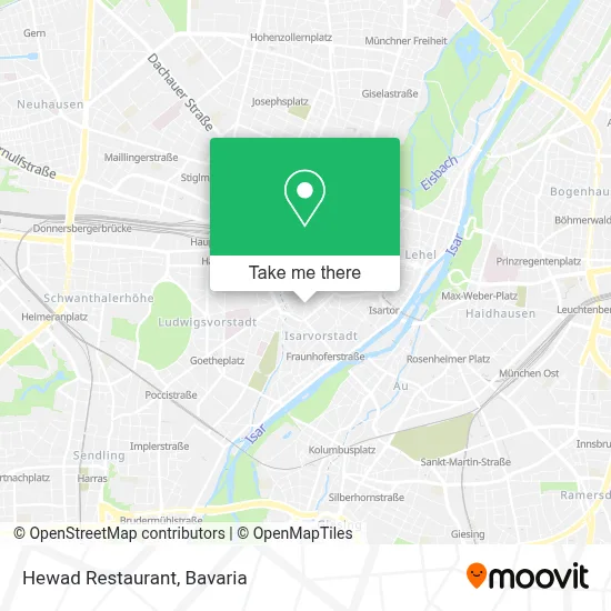 Hewad Restaurant map