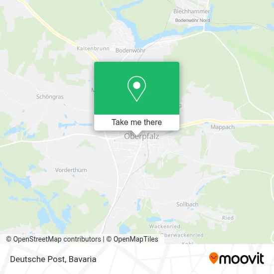 Deutsche Post map