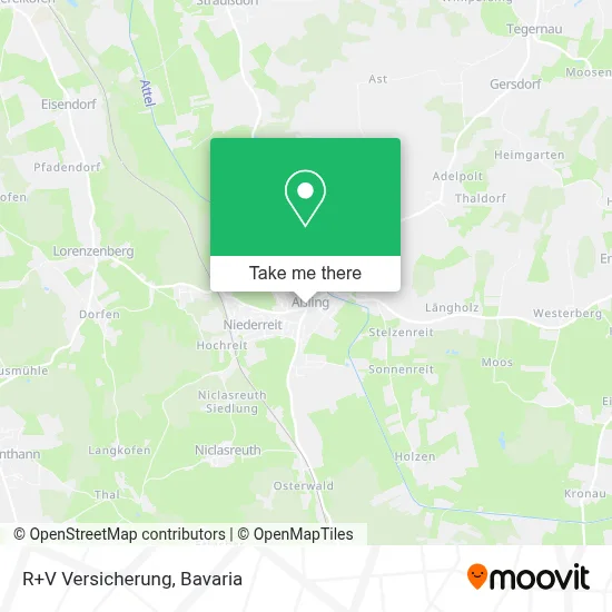 R+V Versicherung map