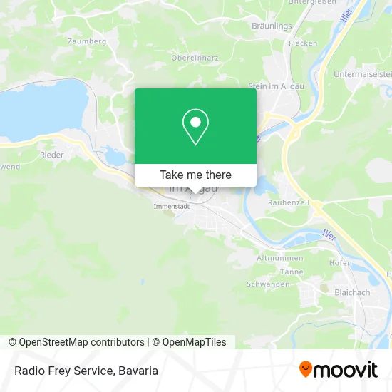 Radio Frey Service map