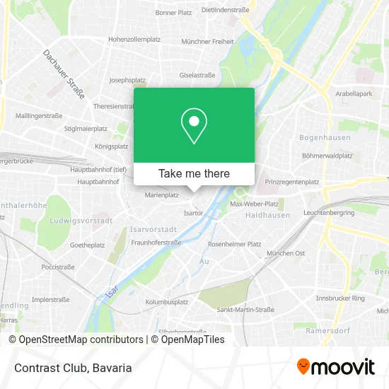 Contrast Club map