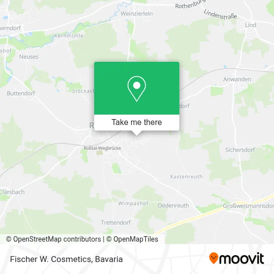Fischer W. Cosmetics map
