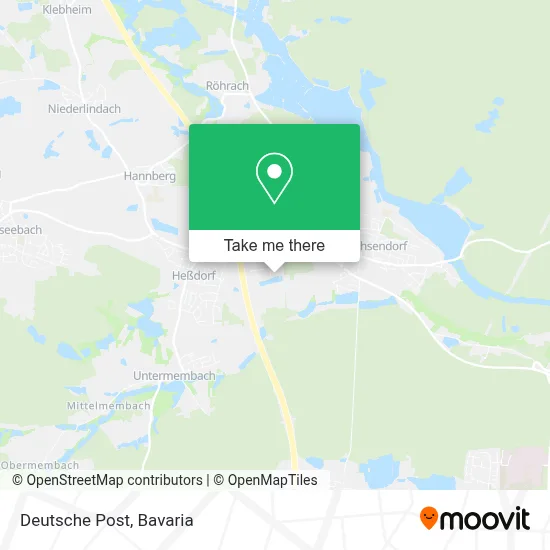 Deutsche Post map