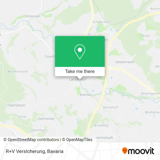 R+V Versicherung map