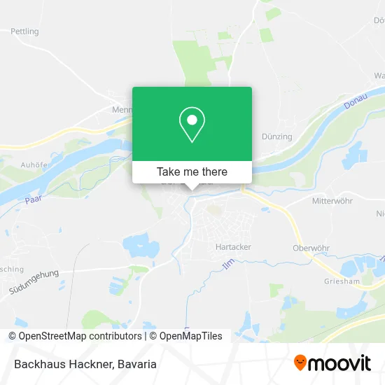 Backhaus Hackner map