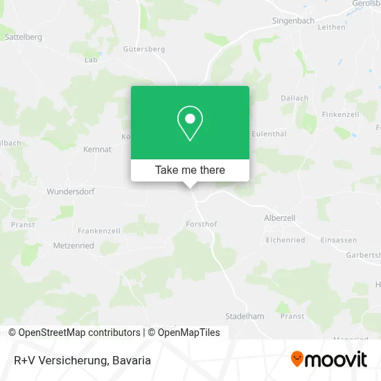 R+V Versicherung map