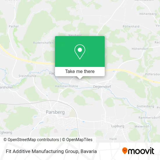 Fit Additive Manufacturing Group map