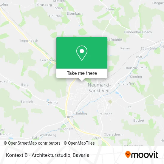 Kontext B - Architekturstudio map