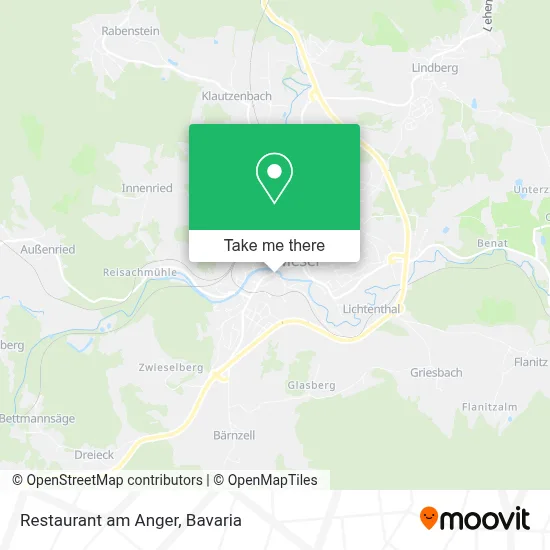Restaurant am Anger map
