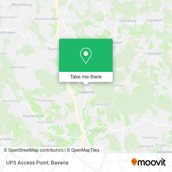 Ups Access Point map