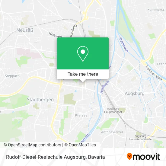 Rudolf-Diesel-Realschule Augsburg map